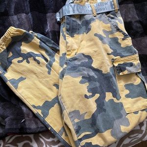 Camo cargo pants